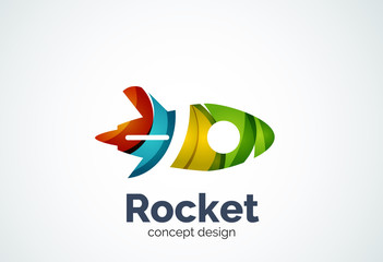 Rocket logo template