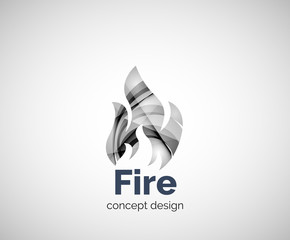 Fire logo template