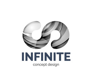 Infinite logo business branding icon
