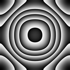 Abstract geometric digital black-and-white background of the lines