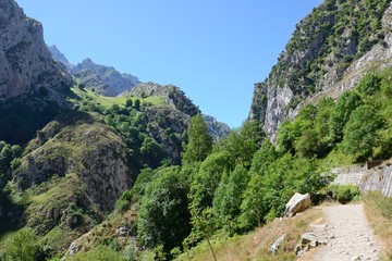 view of the rocks, mountain landscape