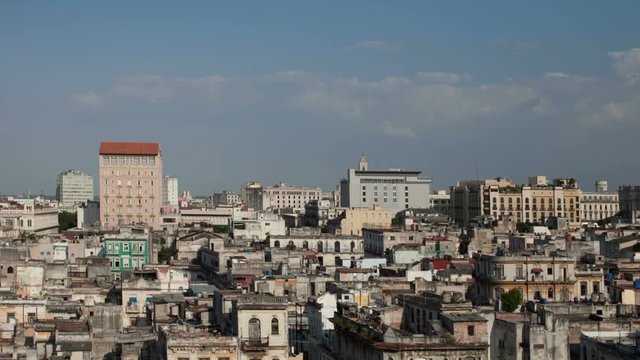 the havana skyline in cuba