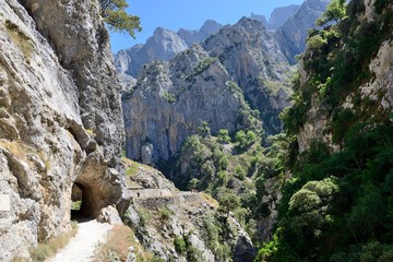 view of the rocks, mountain landscape