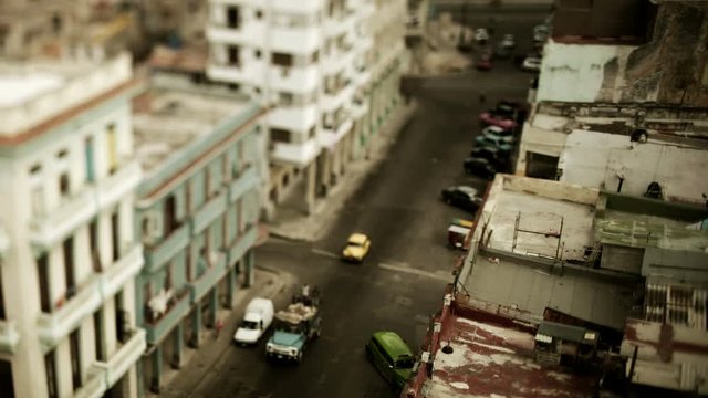 A street scene in havana cuba