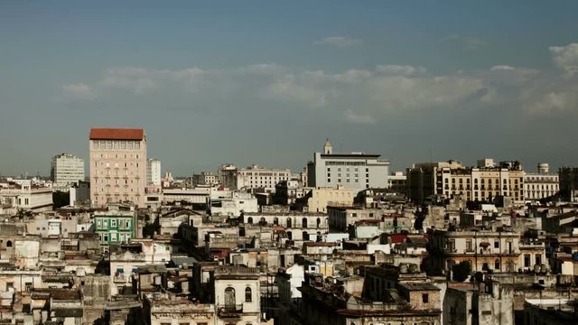 the havana skyline in cuba