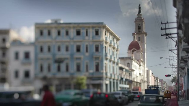 A street scene in havana cuba