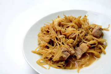 Stir-fried Pork with ginger