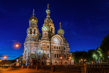 Fototapeta na wymiar Church of the Savior on Blood in Saint-Petersburg, Russia.