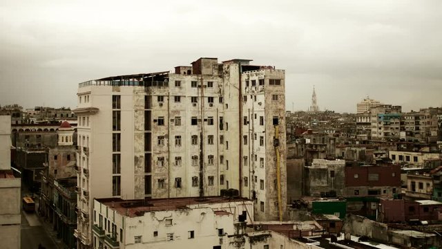 the havana skyline in cuba