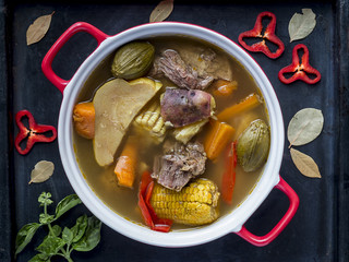 Costa Rica Beef Stew, typical food