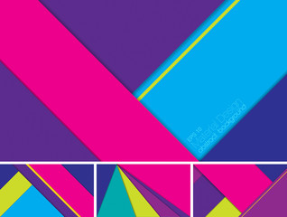 Material design abstract background
