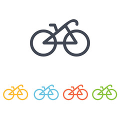 cycle racing icon