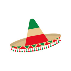 hat accesory mexican culture icon. Isolated and flat illustration. Vector graphic