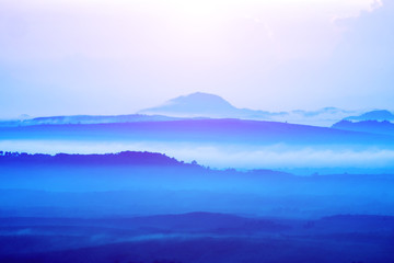 Mountain and mist