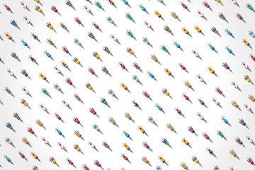 Fototapeta premium Top view of racing bicycle. Vector illustration