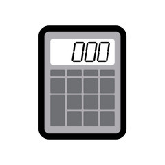 calculator instrument school office icon. Isolated and flat illustration. Vector graphic