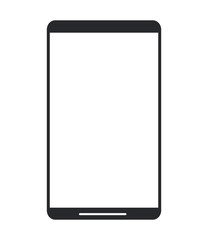 flat design modern cellphone icon vector illustration