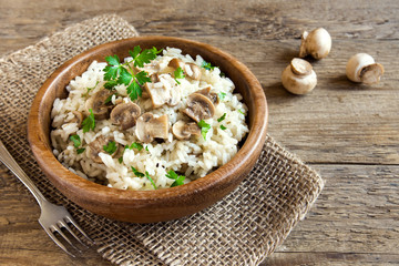 Mushroom risotto © mizina