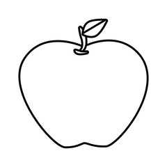 Delicious and fresh fruit, vector illustration.