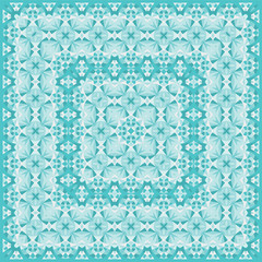 Obraz premium Detailed floral scarf design