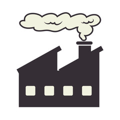 industry factory working icon vector illustration
