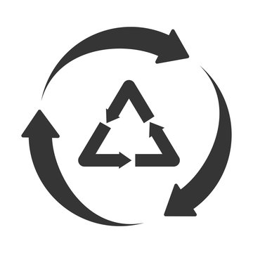 recycle reduse reuse icon vector illustration