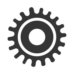 Gear cog wheel icon vector illustration