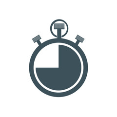 Fototapeta premium chronometer time instrument seconds icon. Isolated and flat illustration. Vector graphic