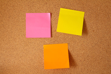 Post it on brown board.