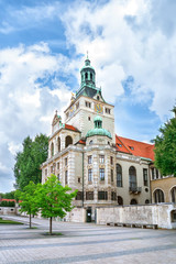 Fototapeta na wymiar View of the bavarian national museum in Munich