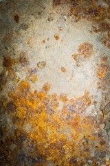 Close up of destroyed iron pattern