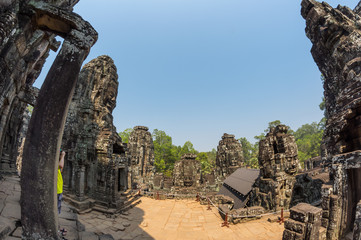 Bayon temple at Angkor Wat complex