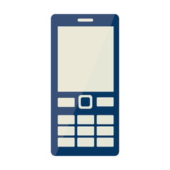 cellphone phone buttons icon, vector illustration icon