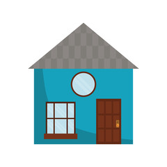 house home real estate building icon. Isolated and flat illustration. Vector graphic