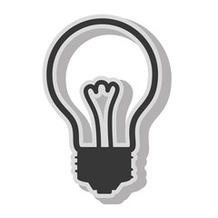 bulb big idea icon vector illustration