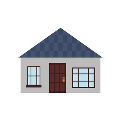 house home real estate building icon. Isolated and flat illustration. Vector graphic