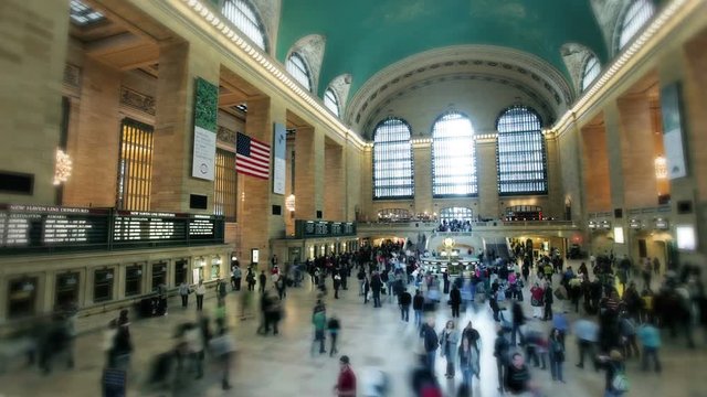 commuters at new york's grand central terminal