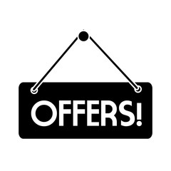 Shopping and commerce isolated icon.