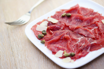 Carpaccio Parmesan Teller