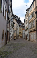Schmale Gasse in Colmar
