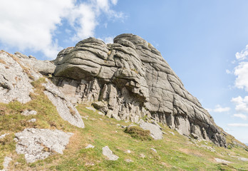 Haytor Rocks on Dartmoor, Devon in south-west England.