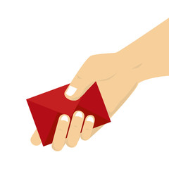 Email or mailing theme graphic design.