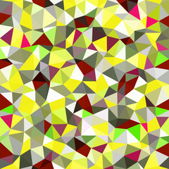 Fototapeta premium Kaleidoscopic low poly triangle style vector mosaic background