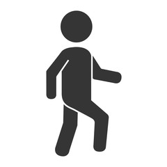 Man body silhouette pictogram ,