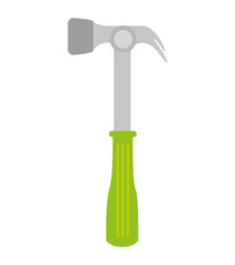 hammer tool repair icon vector illustration