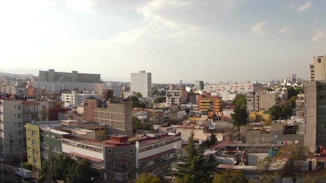 the mexico city skyline DF