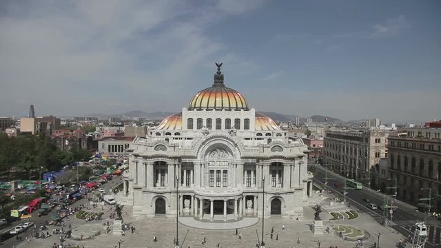 bellas artes building in mexico city