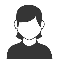 young male profile icon vector illustration