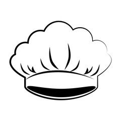 hat restaurant chef icon vector illustration