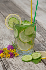 Sassi water in a glass